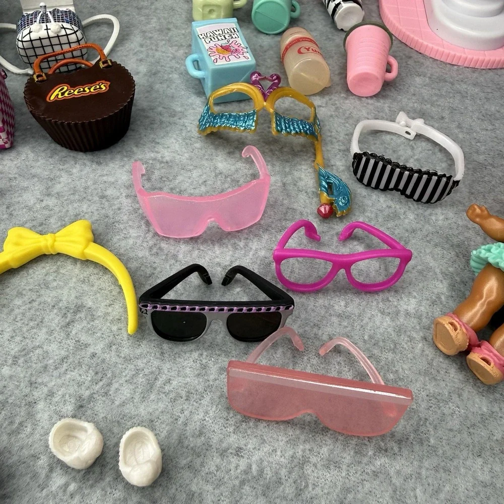 LOL Surprise Doll Babies Accesories Toilet Tour Car Toy Bags Glasses Lot